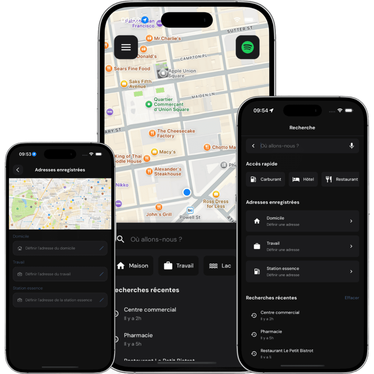 Mapio app mockup